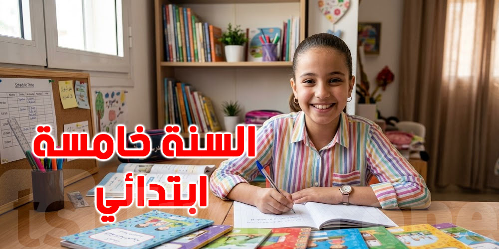 هذه قائمة كراسات السنة الخامسة ابتدائي كاملة